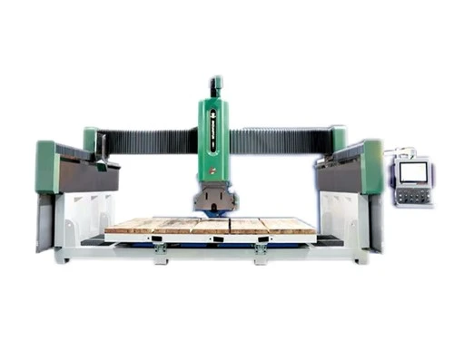 Mașină automată de tăiat CNC pentru plăci de marmură din granit cu infraroșu (JYTJ-600) cu masă de lucru rotativă